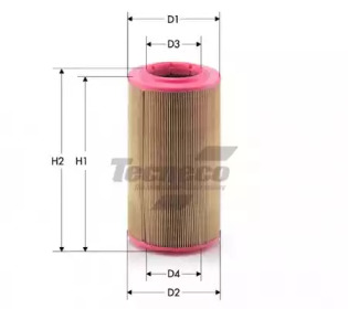 TECNECO FILTERS ar13490i -  Воздушный фильтр